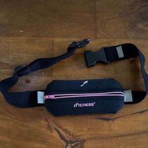 iFitness Black and Pink Waist Pack